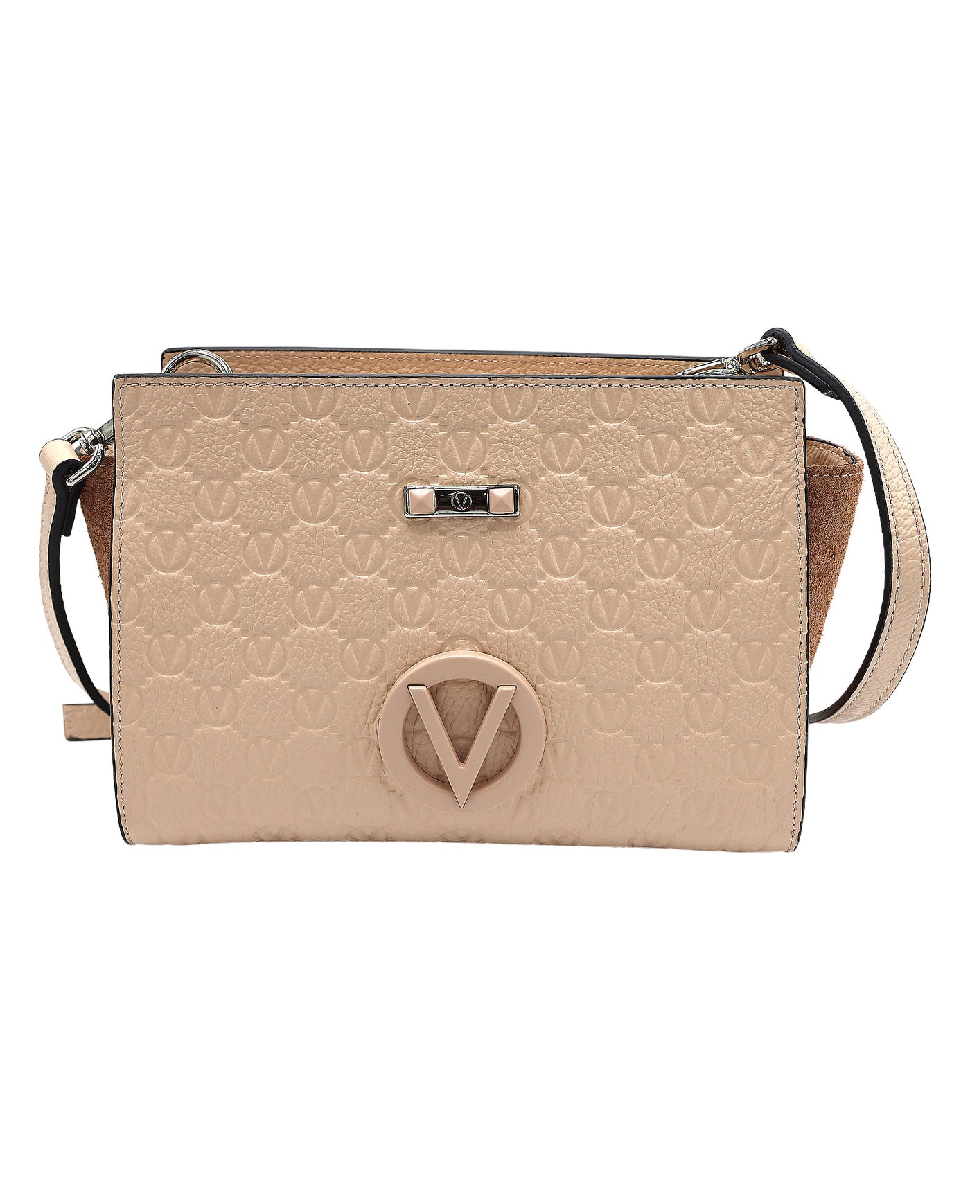 Leather Monogram Crossbody Bag view 1