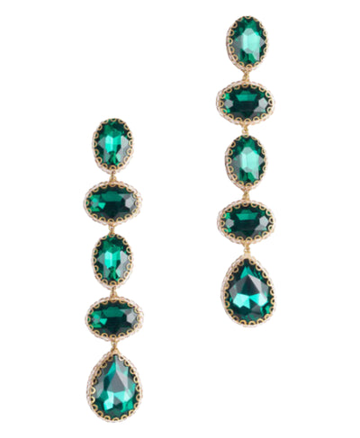 Oval Drop Earrings image 2