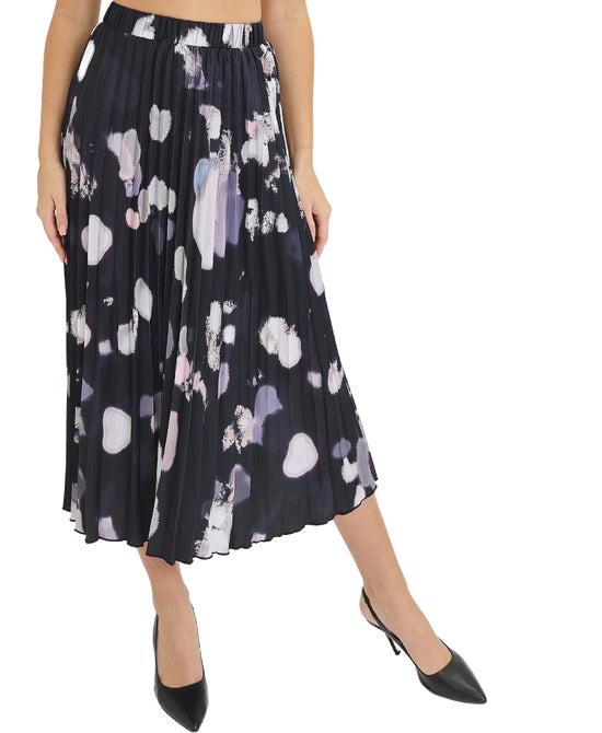 Printed Pleated Skirt view 