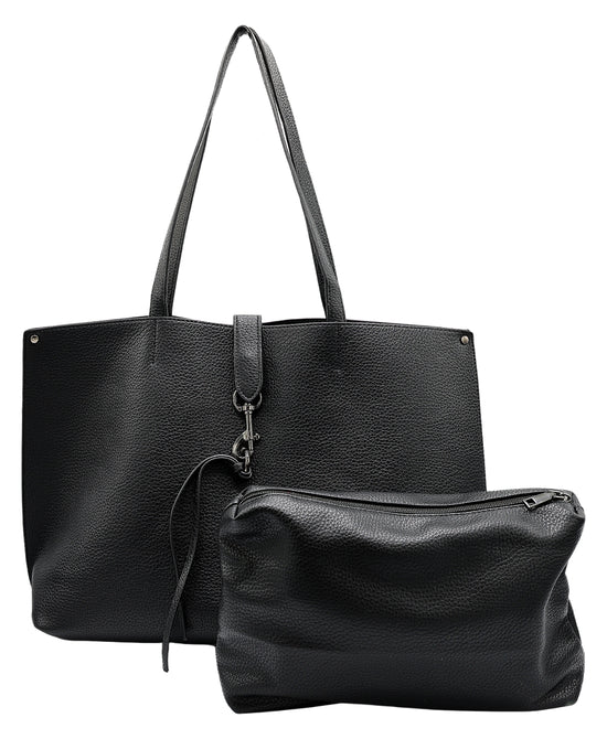 2in1 Faux Leather Tote Bag view 1