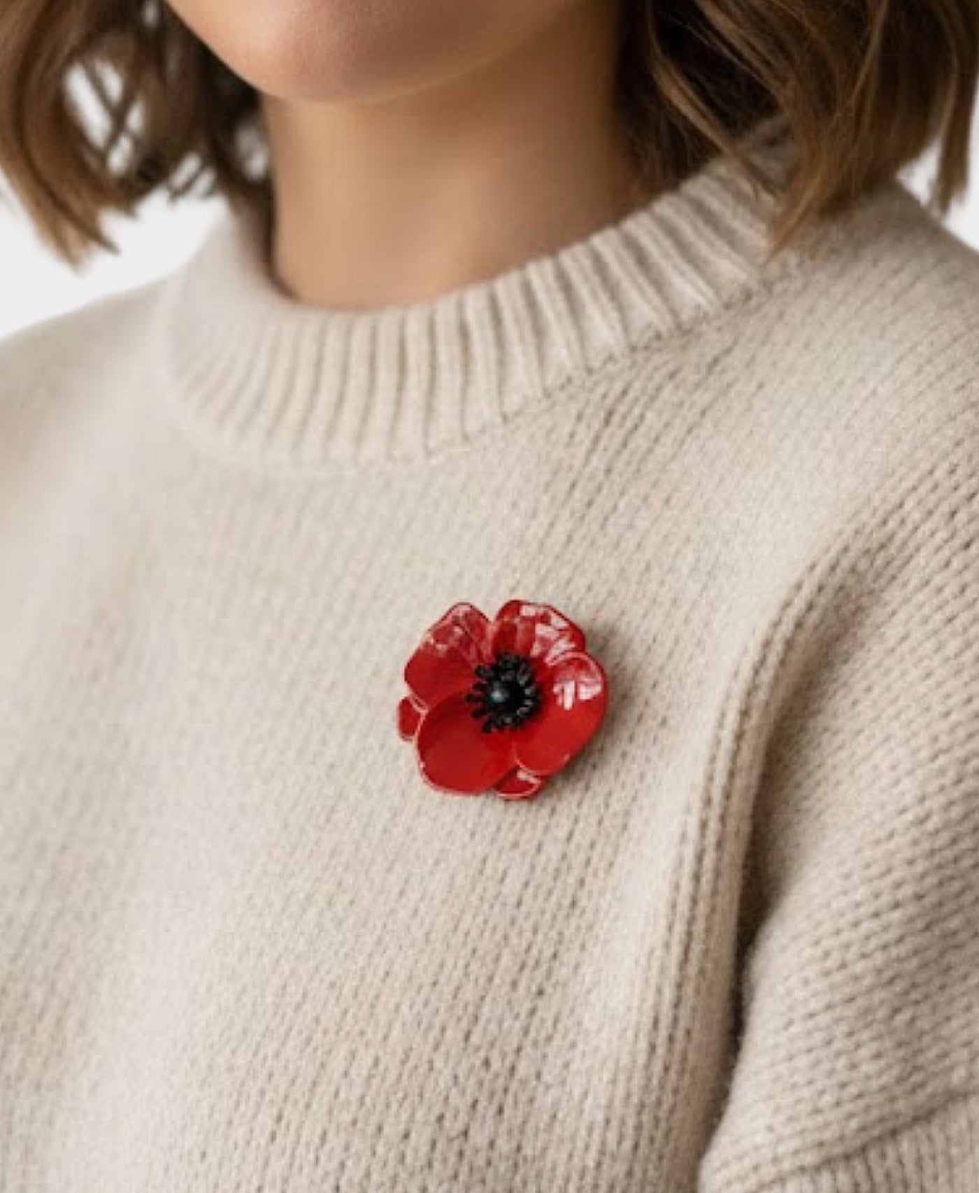 Rose Magnetic Brooch view 1