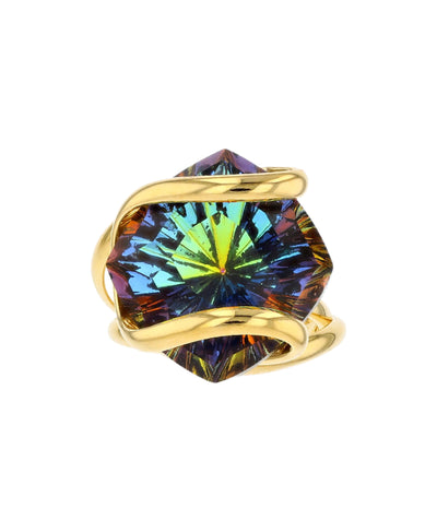 Genuine Crystal Adjustable Ring image 1