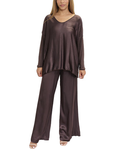 Silk Wide Leg Pants image 2