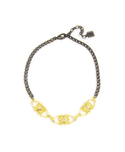 Chain Necklace w/ Knot Accent image 1