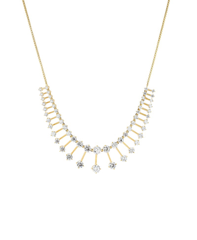 Fanned CZ Necklace image 1