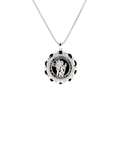 Men's Necklace w/ Saint Christopher Pendant image 1