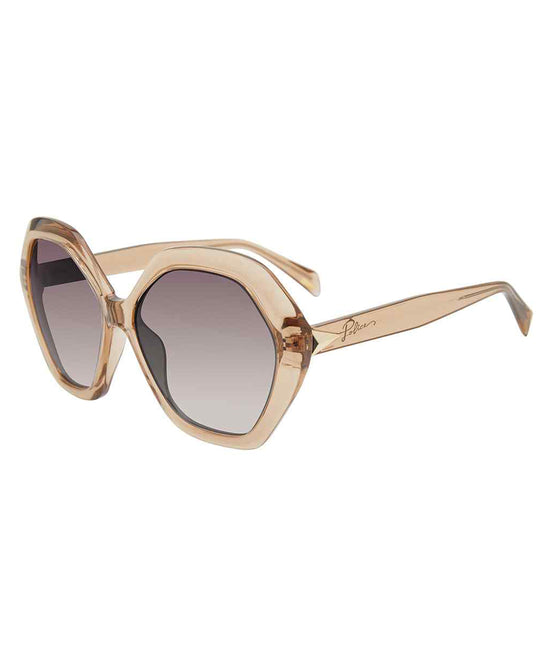 Translucent Oversized Geometric Sunglasses view 1