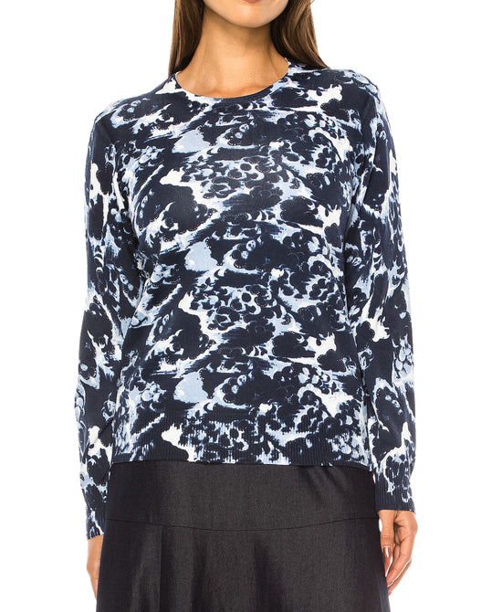 Abstract Print Sweater view 1