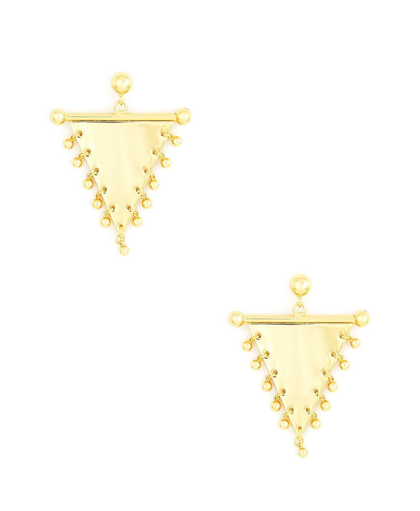 Triangle Drop Earrings image 1