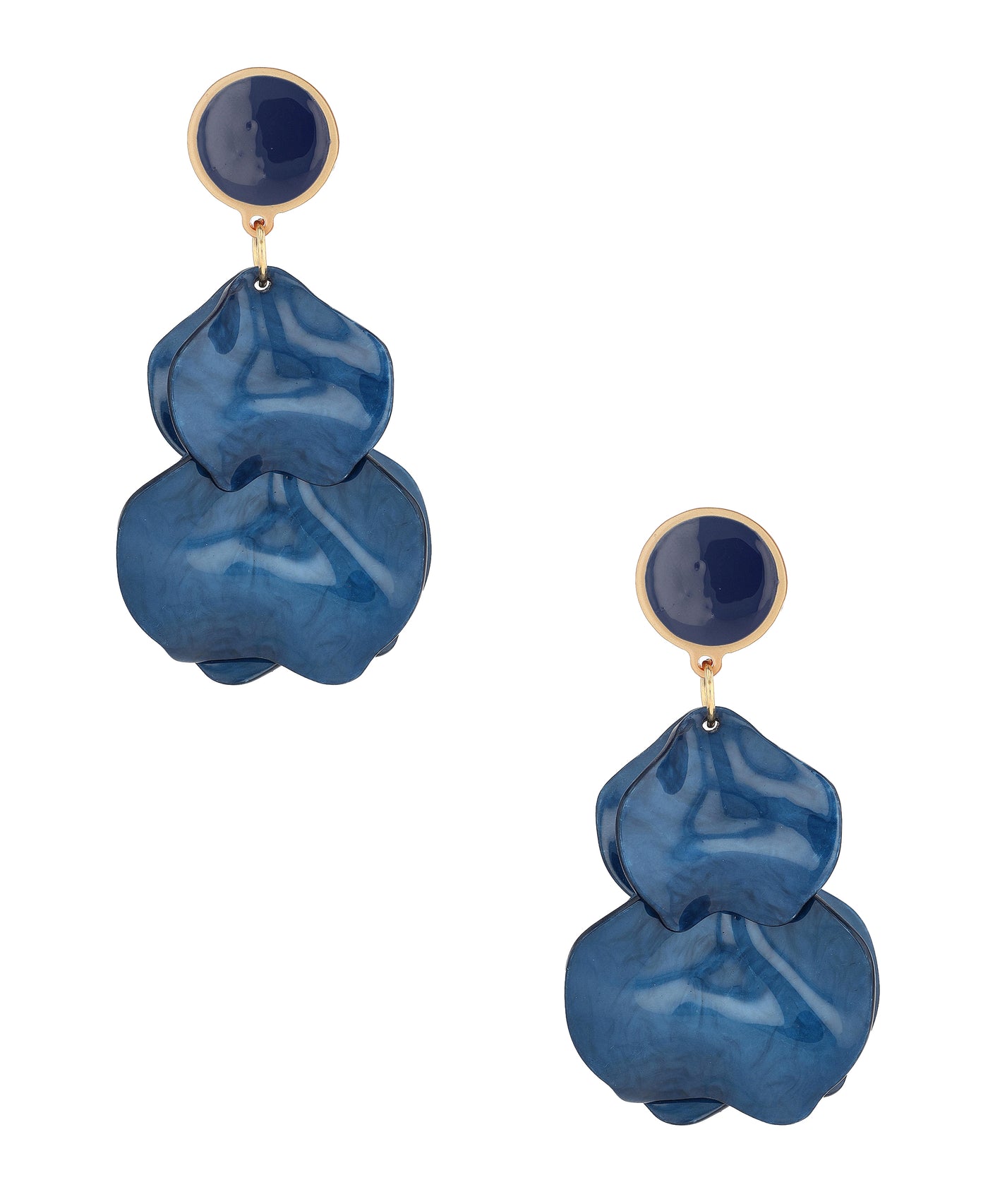 Acrylic Petal Drop Earrings image 1