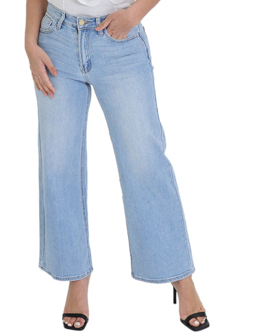 Wide Leg Crop Jeans image 1