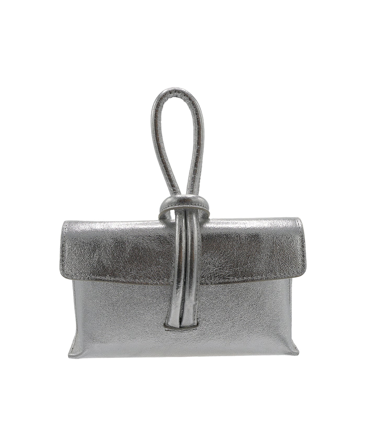 Leather Loop Handle Handbag image 1