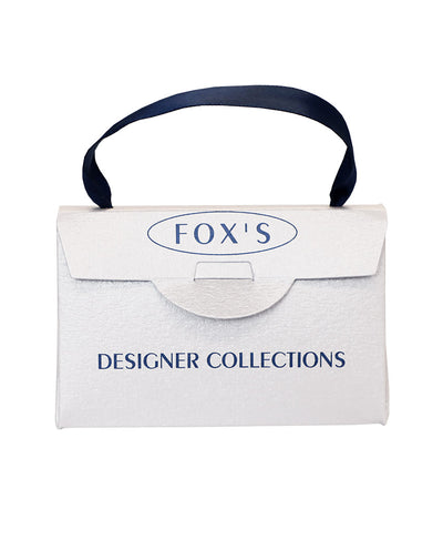 Gift Card Box reading 'Fox's Designer Collections'