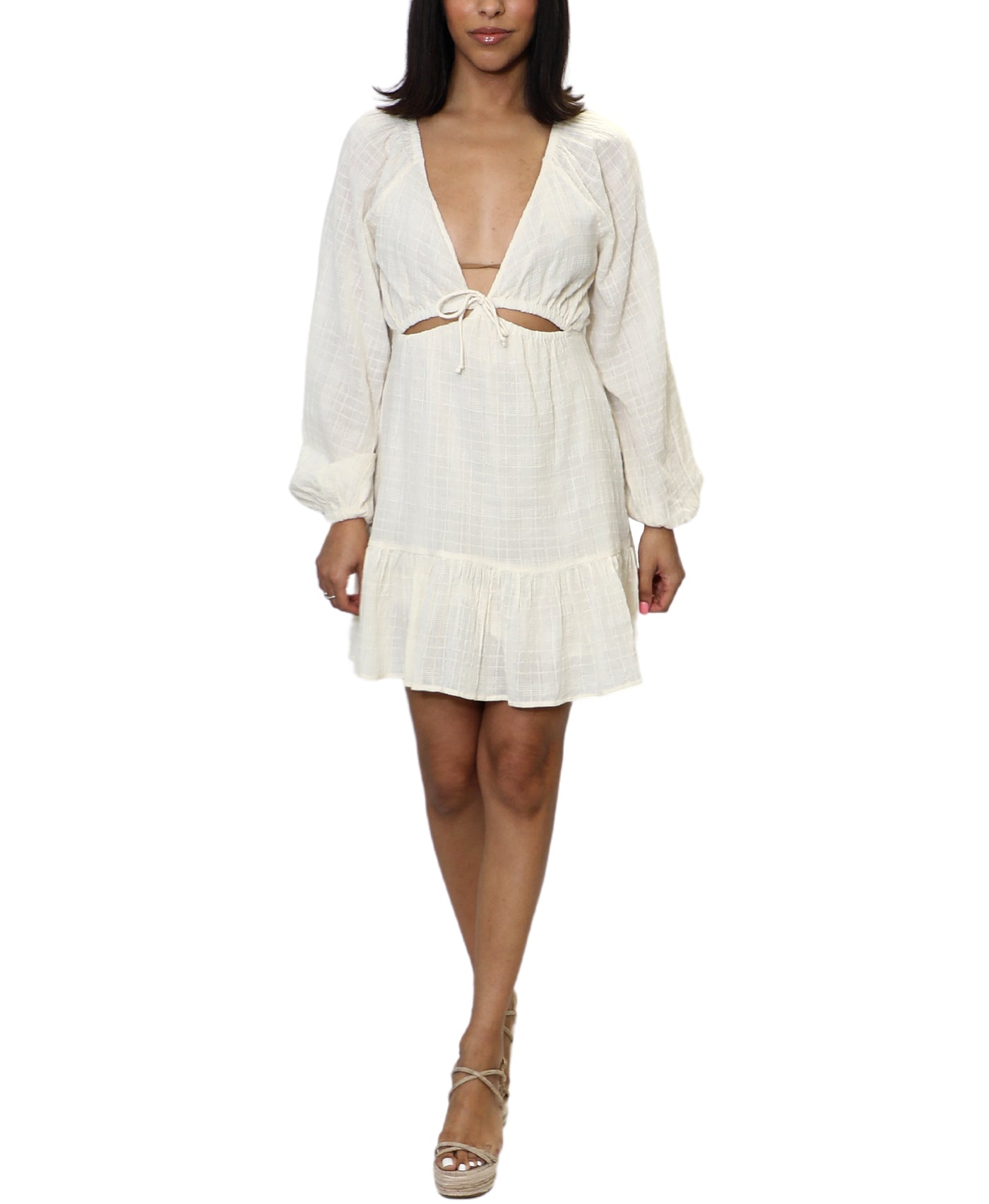 Cut-Out Dress Swim Cover-Up image 1