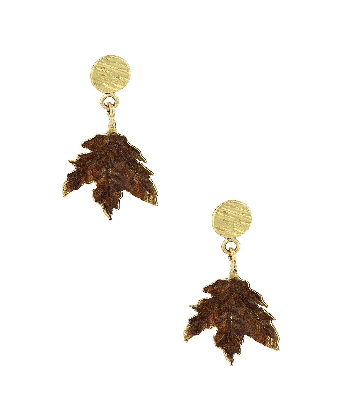 Small Leaf Earring view 1