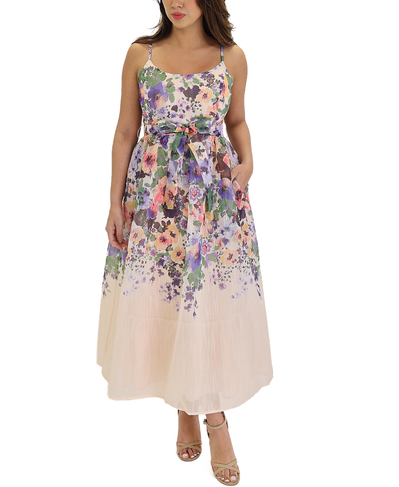 Floral Print Midi Dress image 1