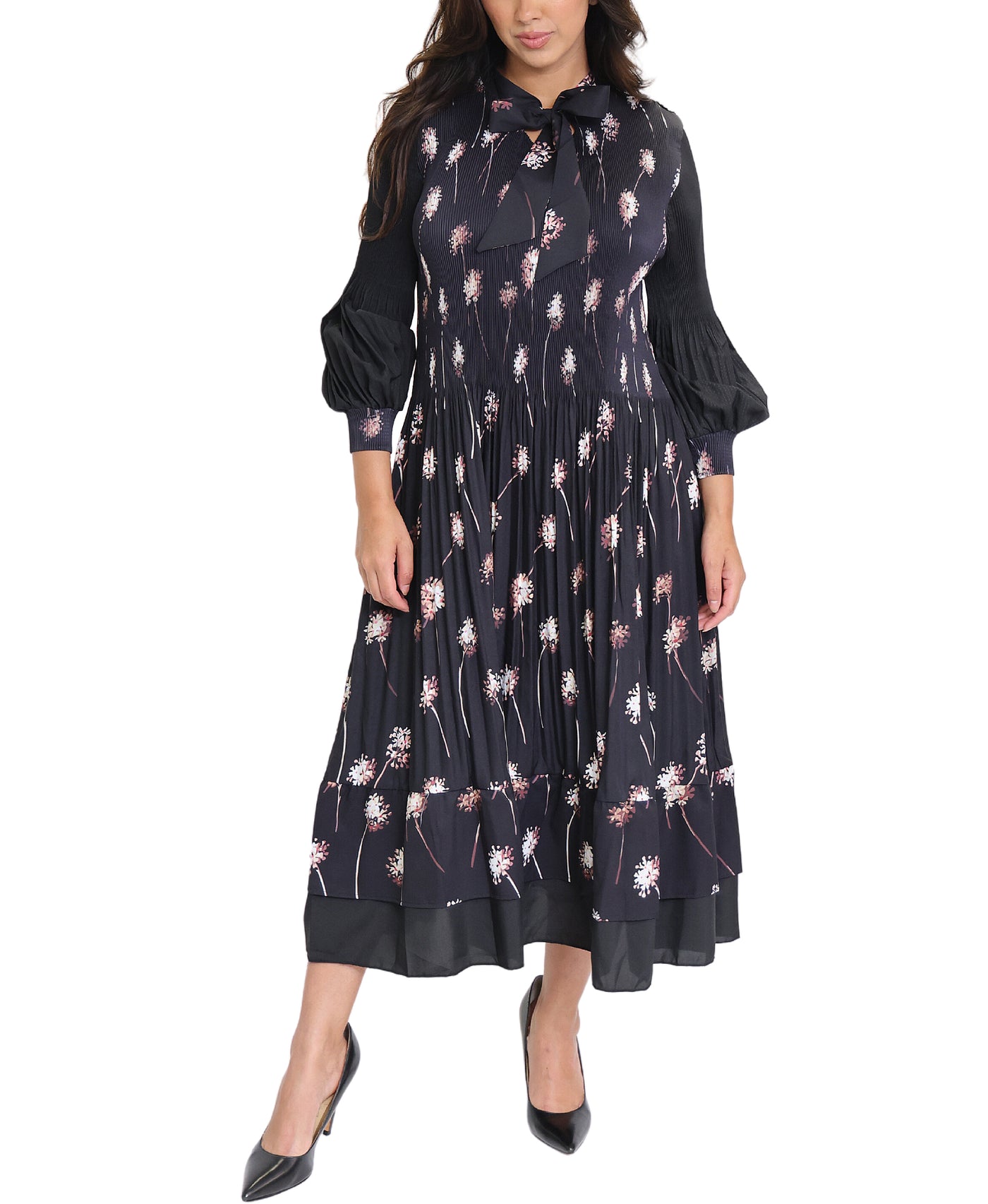 Crinkle Printed Dress image 1