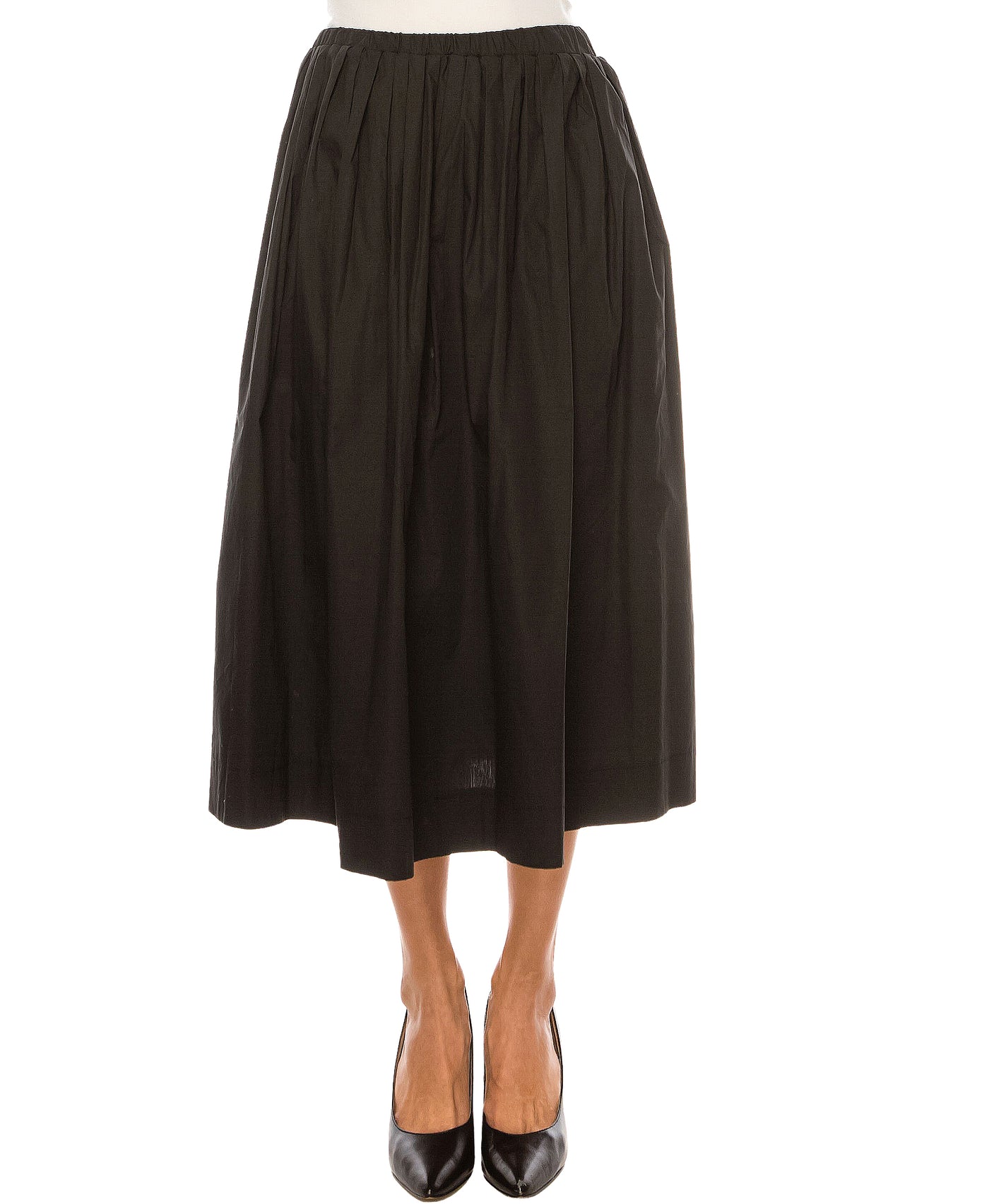 Poplin Midi Skirt image 1