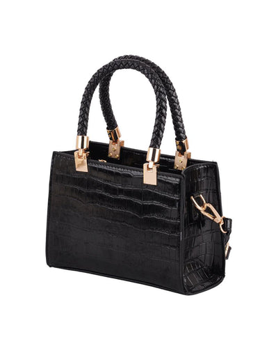 Embossed Top Handle Handbag image 2