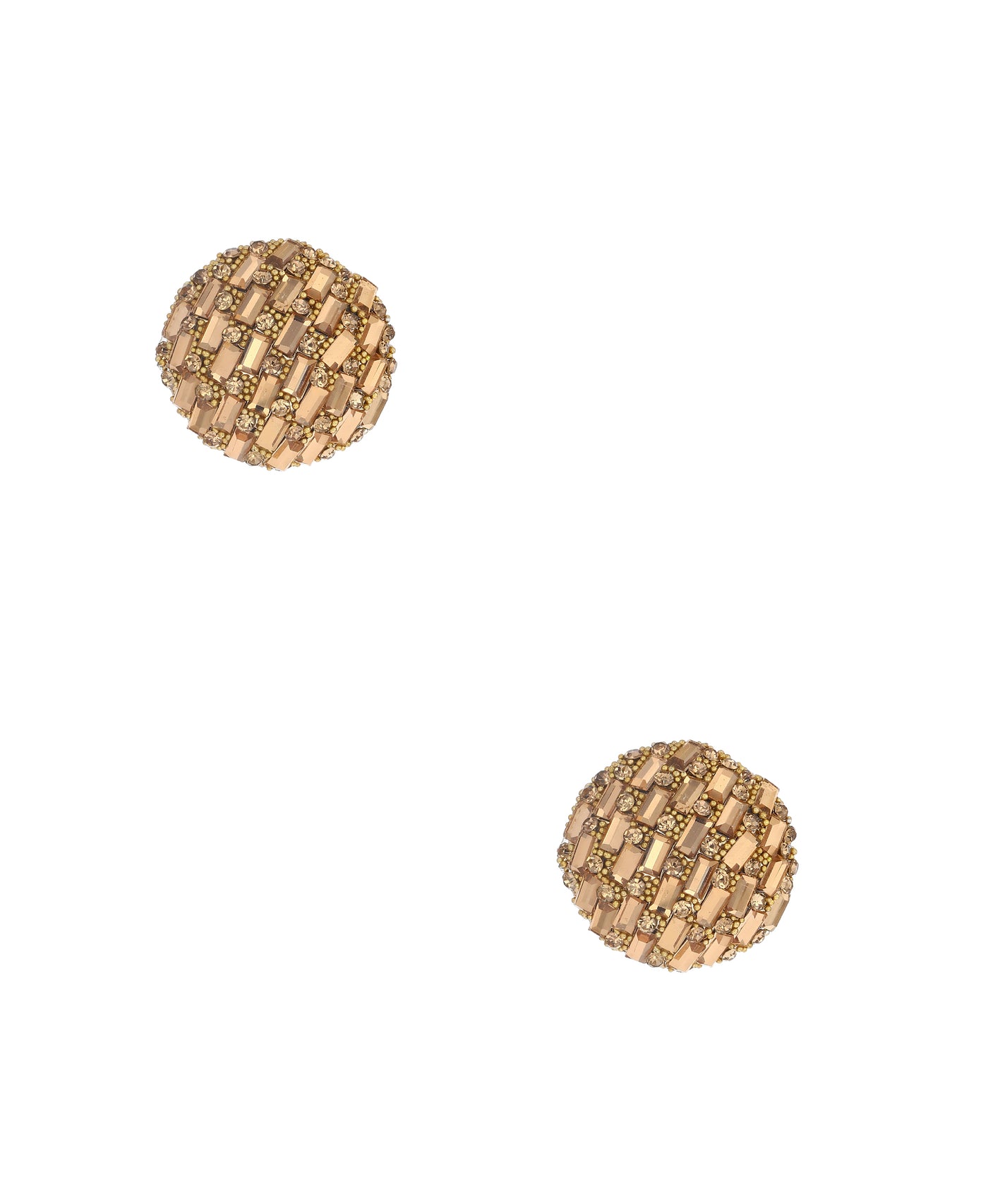 Crystal Dot Clip-On Earrings image 1