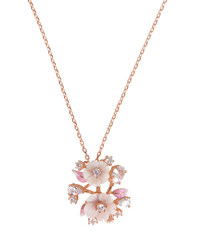 Pearl Floral Necklace image 1