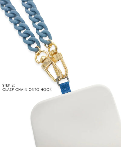 Enamel Curb Chain Cell Phone Wristlet image 2