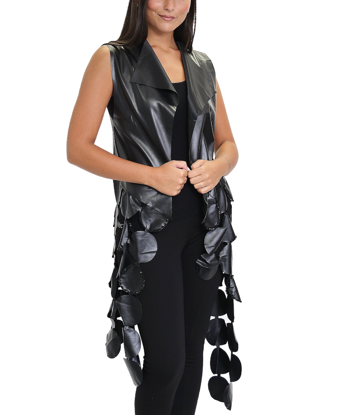 Vest w/ Circle Detail image 1