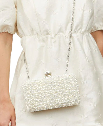 Faux Pearl Hardcase Clutch image 1