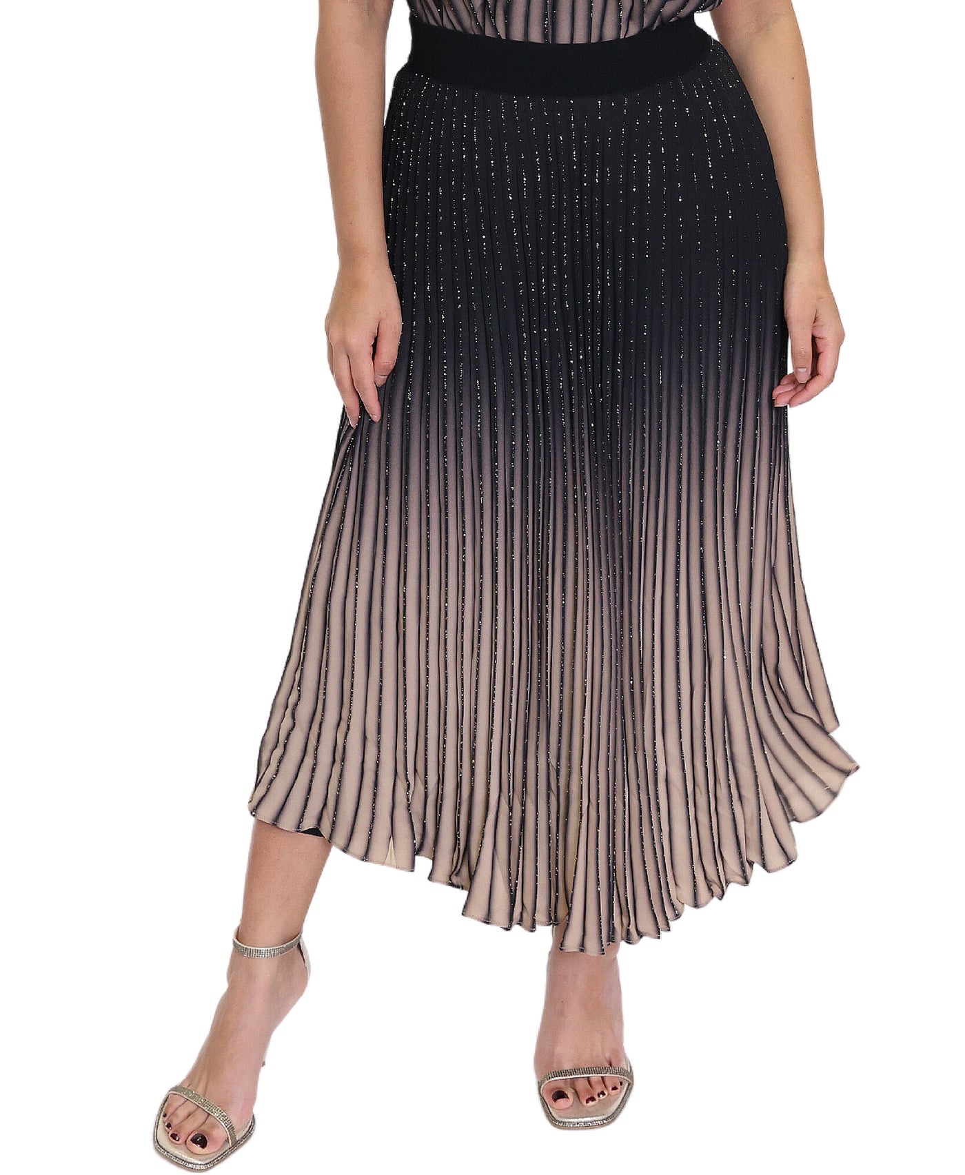 Ombre Pleated Skirt image 1